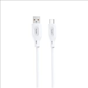 کابل اندروید تایپ سی (type-C) لیتو مدل LD-37 فست شارژ  2.1A مشکی و سفید
