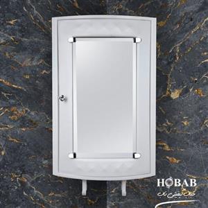 قفسه حمام حباب  مدل درنا آینه دار
