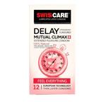 کاندوم سوییس کر مدل به اوج رسیدن دوطرفه Swiss care delay mutual climax بسته 12 عددی