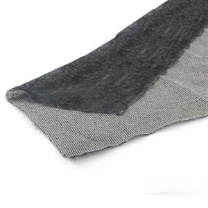 لایی فرانسه مشکی(لایی طرح چک)(بسته 1 متری)
