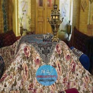 لحاف کرسی آریانا طرح نسیم سایز 4در4سانتی متر