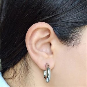 گوشواره دخترانه حلقه ای کد 0102