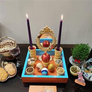 هفت سین شیک کامل با تخم مرغ رنگی