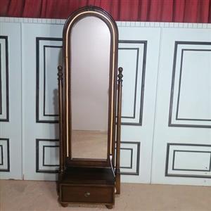 آینه قدی کشو دار  با قابلیت تغییر رنگ (ارسال پس کرایه)