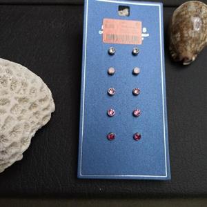 پک پنج جفتی گوشواره میخی