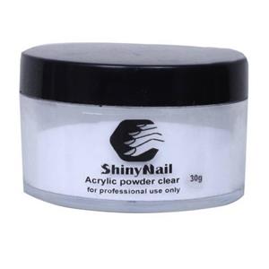 پودر کاشت ناخن شاینی نیل مدل  clear وزن 30 گرمی