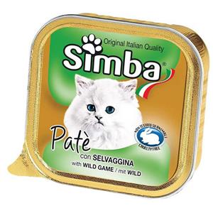 پوچ گربه سیمبا باطعم گوشتِ شکار 100گرمی Simba Pate With Wild Games 18203 Dog Food 