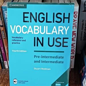 کتاب  english  vocabulary in use  pre-intermadiate