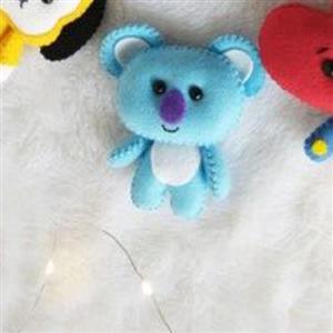 عروسک نمدی ( طرح کویا بی تی 21) bt21- bts