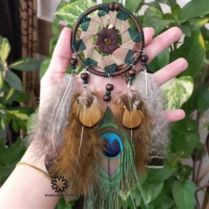 دریم کچر آویز  ماشین با پر طبیعی