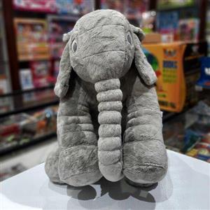 عروسک پولیشی فیل بالشتی وارداتی ارتفاع 60 سانت  با پارچه قابل شستشو