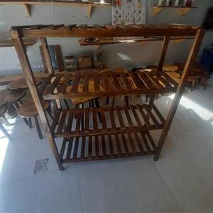 استند چهار طبقه ساده سایز بزرگ