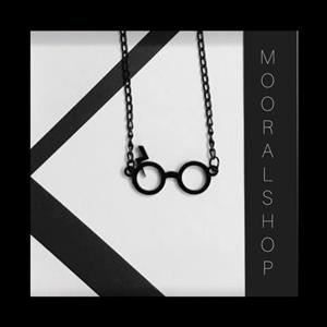 گردنبند عینک هری پاتر  پلکسی گلس مشکی