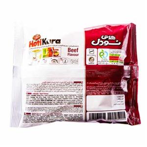 نودل با طعم گوشت 5 عددی 77 گرمی هاتی‌نودل Hoti Kara Noodle Beef Flavour 77gr 4 Pack With 1 Gif 