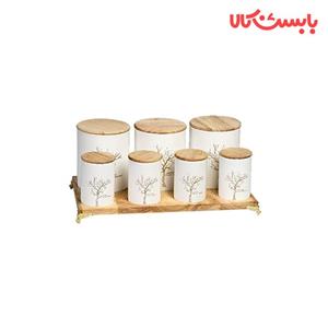 سرویس پاسماوری فلزی درب بامبو ارتیستون 8 پارچه