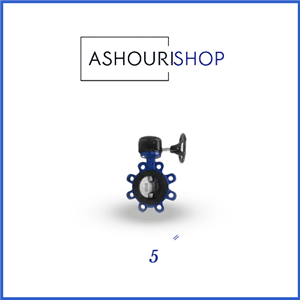 شیر پروانه ای لاگ چدنی PN16 سایز 5 اینچ وگ ایران (بی همتا)