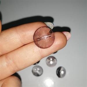 دکمه لباس کوچک شیشه ای بسته 7عددی