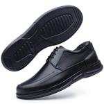 کفش طبی فوق العاده عالی مردانه تمام چرم طبیعی تبریز مدل مازراتی رنگ مشکی سایز 40 الی 45