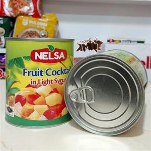 کمپوت کوکتل میوه نلسا اصل تایلند(پک2عددی)ارسال رایگان سراسر کشور کمپوت مخلوط میوه(NELSA)