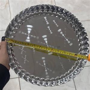 سینی استیل بزرگ
