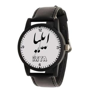 ساعت مچی مردانه و پسرانه طرح اسم ایلیا  با کیفیت عالی مناسب هدیه دادن