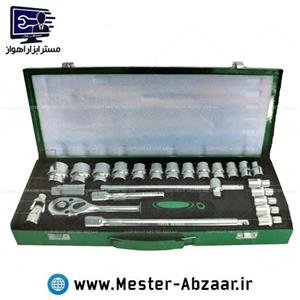 بکس 24 پارچه فشار قوی سبز سفید جعبه فلزی درایو 1.2 ادون مدل MTB-24 EDON X24 PCS