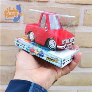 ماشین وانت پیکان وروجک (خودرو اسباب بازی پلاستیکی با کیفیت ساخت بالا و  مناسب)