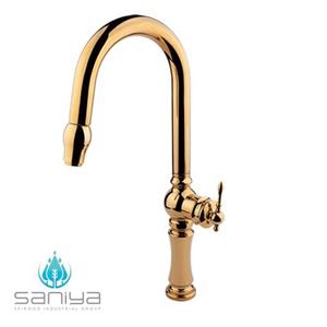 شیر ظرفشویی شاوری سانیا مدل مینا رنگ طلایی