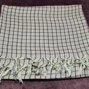چفیه خاکی گره دار 100درصد نخ