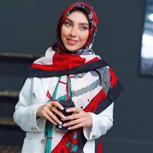 روسری نخی چهار فصل قواره 140 منگوله دار