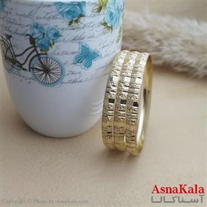 النگوی زنانه طلاروس سایز 6میل برند NG کد DSB1882W
