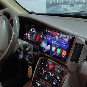 مانیتور اندروید 11 اینچ سمند قدیم با حافظه4 به 32سیستم  ب سوکت برق و دوربین عقب