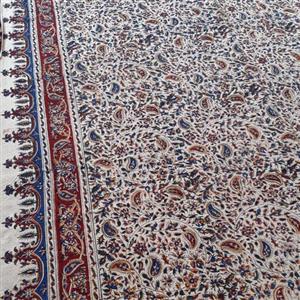 قلمکاری  سفره رومیزی قلمکار  2 متری اعلا طرح گل بادامی 