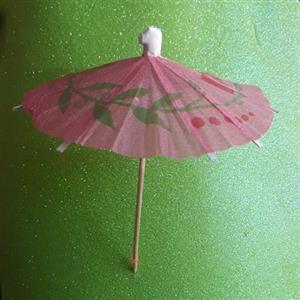 چتر روی کیک بسته 8 عددی رنگبندی