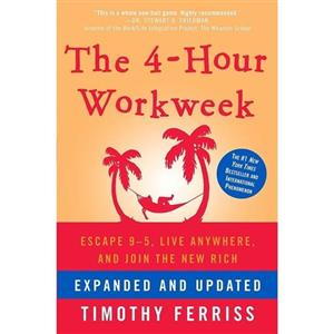 کتاب زبان اصلی The Hour Workweek اثر Timothy Ferriss انتشارات Harmony