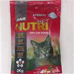 غذای گربه بالغ نوتری 2 کیلویی حاوی پروبیوتیک و تائورین پروتئین 29درصد