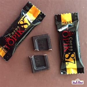 شکلات تلخ 87 درصد500 گرمی تاپیک
