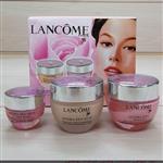 پک ضد چروک و مجموعه مراقبت پوست لانکوم مدل بازسازنده آبرسان 3عددی سه عددی صورت Lancome 