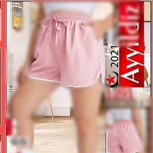 لباس مجلسی سایز بزرگ شلوارک  بیگ سایز 44 تا 60 رنگ صورتی