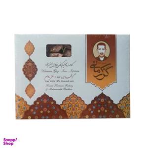 گز کرمانی 18 درصد مغز بادام لقمه -  450 گرمی