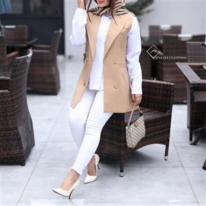 شومیز زنانه به همراه وست مازراتی سایز 36 تا 46