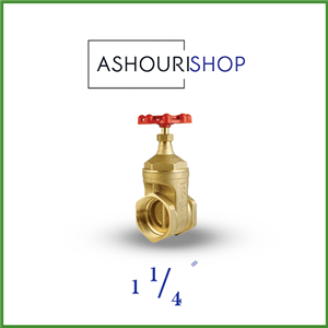 شیر فلکه کشویی سامین سایز 1,1/4 اینچ