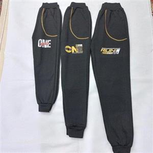 شلوار راحتی بچه گانه و پسرانه قد 65 . 75 . 85 پارچه زهره کشی