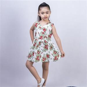 سارافون گلدار  دخترانه وارداتی