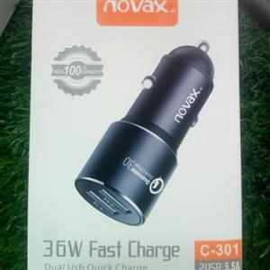 شارژر فندکی ماشین novax