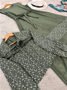 کت و سارافون گلدار