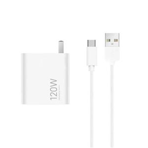 شارژر 120 واتی اصلی شیائومی سرجعبه Xiaomi 120W با کابل