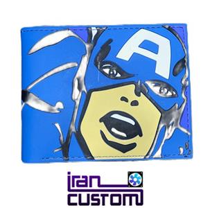 کیف پول گیمینگ طرح کاپیتان امریکا کد ۰۵ captain america
