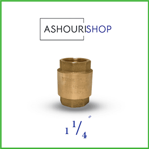 شیر یکطرفه(خودکار) فنری یورک ایتالیا سایز 1,1/4 اینچ 