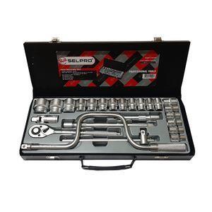 آچار بکس سلپرو مدل 74524A مجموعه 24 عددی